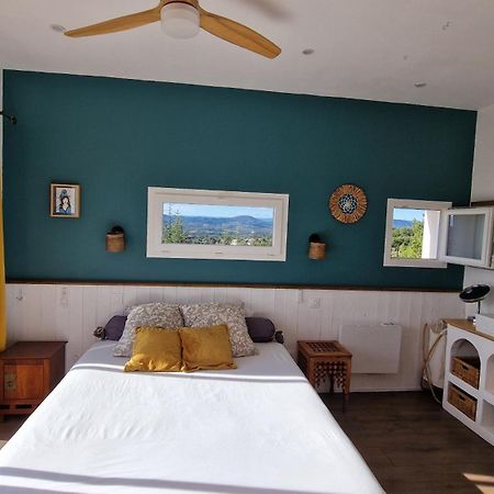 Reve D'Escapade Chambre Avec Vue Sublime Sur Les Cevennes Ardechoises Barjac  Bagian luar foto